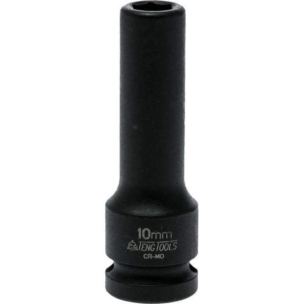 1/2" Drive Deep Metric Impact Sockets DIN Standard 10mm
